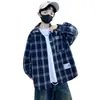 Chaqueta Camisa a Cuadros de Otoño para Niños 2026 Nuevo Estilo Camisa de Manga Larga de Primavera y Otoño para Niños Grandes Top de Moda Venta al por Mayor Transfronteriza