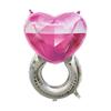 Anillo de diamantes nuevo en forma de corazón transfronterizo unido Te amo globo de aluminio propuesta decoración de boda venta al por mayor