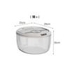 Cubo de arroz para el hogar, a prueba de insectos, a prueba de humedad, sellado, de grado alimenticio, para almacenar arroz, para harina y fideos