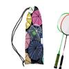F Nueva Serie de Apilamiento de Dibujos Animados Linda Estampada Deportiva Portátil Cordón Cubierta Protectora Bolsa para Raqueta de Bádminton Hombro