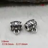 Accesorios para Joyería Aleación de Plata de Xizang Colgante Pequeño de Tres Vías Retro Pulsera Collar Accesorios Rudraksha Cuentas Espaciadoras Venta al por Mayor