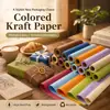 Rollo de Papel Kraft para Envolver Regalos Empaque Suministros para Arte Manualidades
