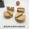 En Stock de Fábrica Madera de Haya Soporte Simple para Tarjetas de Escritorio Clip para Notas Soporte de Exhibición de Calendario Acrílico Clip para Fotos con Impresión de Logo