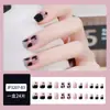 Unhas Postiças Curtas Personalizadas no Atacado, Adesivos de Unha Embalados, Unhas Usáveis, Arte de Unha Ilustrada, Unhas Postiças