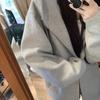 Ropa con capucha de alta gama para mujer Sudadera con capucha Sudadera con capucha estampada Sudadera con capucha pesada Abrigo para mujer Unisex Pastoral