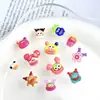 Accesorios para uñas de boca de salchicha fea linda de dibujos animados, linda chica monstruo, accesorios divertidos de dopamina para uñas, material DIY