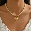 Collar Colgante Cruzado Europeo y Americano de Nicho Forma de Corazón con Sol y Estrella de Mar para Mujer, Joyería de Cadena para Clavícula Trenzada de Cuerda de Lujo Ligero de Gama Alta