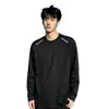 Nueva Camiseta Blanca de Manga Larga para Primavera 2026, Unisex, Corte Holgado, Moderna, Bordada, Top Casual