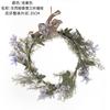 Flor de simulación para el hogar Cynthia Xiangxuelan anillo colgante de pared flor decorativa ramo para sostener en boda decoración de pared CF01028
