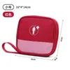 Bolsa Médica Portátil Transfronteriza Tela Bolsa de Primeros Auxilios para Coche al Aire Libre Portátil Bolsa Portátil para Almacenamiento de Medicamentos de Emergencia