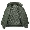 Chaqueta de Algodón Acolchada Gruesa para Hombre Otoño e Invierno, Nueva, con Cuello de Piel Desmontable, Ropa Exterior Casual Cálida, Chaqueta Acolchada de Algodón con Cuello Alto 7911
