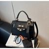 Bolsas de Alta Gama Texturizadas Transfronterizas para Mujer 2026 Nuevo Bolso Cruzado Versátil de Moda Bolso de Mano Simple Bolso Kelly