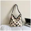Bolsa de Bolinhas para Mulheres 2026 Nova Moda de Verão Tendência Bolsa Tote para o Dia a Dia Grande Capacidade Bolsa de Ombro Transversal Saco