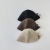 Sombrero de pescador de punto con lazo para niña, gorro de lavabo de invierno, estilo coreano, para otoño e invierno, nuevo estilo
