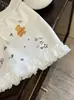 Falda de Encaje con Puntadas y Graffiti Dulce Estilo Coreano para Mujer Verano Nueva Ajustada con Sentido de Diseño Adelgazante
