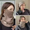 Nova Máscara Facial Versátil de Pendurar na Orelha para Outono e Inverno Feminina, Aquecedor de Pescoço Multifuncional para Ciclismo, Polaina de Pescoço Versátil Estilo Coreano para Comércio Exterior