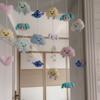 Chapéus de Boa Sorte Hatsune Home Nuvem Fofa Cortina de Porta Decorativa Suspensa Sem Perfuração Roupeiro Doméstico Cortina Divisória de Entrada
