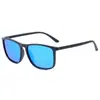 Gafas de Sol Polarizadas Amazon Transfronterizas, Modernas Gafas para Conducir al Aire Libre Anti-UV, Gafas de Sol de Alta Gama con Montura Cuadrada para Protección Solar