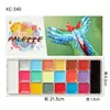 Pigmento para Pintura Corporal Pintura al Óleo de Halloween Crema para Pintar Cuerpo y Cara Maquillaje Dramático Danza Infantil Cos Performance