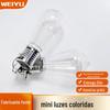Novas Luzes Coloridas Solares Mini Decoração de Árvore de Natal ao Ar Livre Decoração de Pátio Jardim Luz Solar