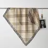 Nuevo Pañuelo Cuadrado de Terciopelo Impreso por Ambos Lados para Mujer, Estilo Coreano Retro Patrón de Espiga 90 Pañuelo de Seda con Elegante Chal Lote