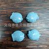 Color caramelo tallado pez pequeño cuentas sueltas 13x15mm rosa presión pez individual pez doble espalda Nube cuentas espaciadoras hechas a mano Accesorios de joyería Diy
