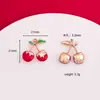 Fruta Goteante de Aceite Transfronteriza Cereza Colgante Materiales Hechos a Mano para DIY Pendientes Collar Llavero Colgante Accesorios de Joyería