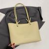 Bolso tote de hombro de estilo casual simple al por mayor de primavera y verano, moda coreana, para todo, para ir al trabajo, para estudiantes, para clase, bolso de hombro