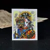 Tibet Nepalesa Pura Pintada à Mão Thangka Zakhiram 4*5 Pigmento Mineral Pintado à Mão Pingente Portátil de Buda