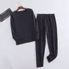Novedad Otoño e Invierno calzoncillos largos de terciopelo doble cara elásticos ajustados sin costuras cepillados talla grande traje de ropa interior térmica para hombre