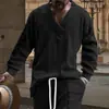 Outono 2025 Malha Jacquard Casual para Exportação Camiseta Masculina de Manga Longa Solta Pulôver Jacquard Masculino