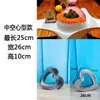 Molde de Gelo para Frutos do Mar Molde de Gelo de Aço Inoxidável Decoração de Prato de Salmão Molde em Forma de S Molde de Prato em Formato de Sashimi
