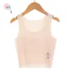 Ropa interior para niñas Verano Seda de Hielo Sin Marcas Bra de Desarrollo para Estudiantes Ligero Transpirable Lindo Cómodo Chaleco Pequeño para Niñas