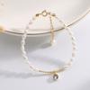 Pulseira de Pérola de Água Doce Badu Feminina Verão Luxo Leve Nicho Nova Moda Barroca Pulseira de Pérola Pequena Pulseira