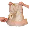 Vestido Cheongsam para Niña Ningli Invierno Nuevo Estilo Estilo Chino Atuendo de Año Nuevo Chaleco Vestido de Princesa Vestido de Cumpleaños de Año Nuevo Vestido de Un Año