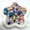 Cuentas Sueltas de Resina de Dos Colores Doradas con Degradado Iridiscente de 16 mm, Cuentas Imitación Ojo de Gato, Adorno para Pulsera DIY, Cadena de Teléfono