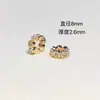 Accesorios de Cristal de Larga Conservación de Color Cuentas Separadoras 8mm10mm Separadores Clásicos Pulsera Hecha a Mano DIY Accesorios para Pulseras Joyería