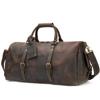 Europa y Estados Unidos Cuero Crazy Horse Bolso de Viaje Portátil al por Mayor Bolso de Equipaje Portátil de Ocio Bolso de Cuero Bolso de Fitness Bolso de Viaje Plegable