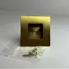 Acero Inoxidable Hebilla Oculta Manija Negra Invisible Mano Invisible Manija Plana Embebida para Puerta de Gabinete Cajón Corredero