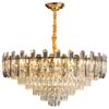 Lustre de cristal transfronteiriço principal lâmpada da sala de estar farol moderno atmosfera simples Internet celebridade quarto estudo restaurante luz lustre de luxo