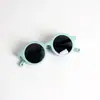 Gafas de Sol Redondas Pequeñas de Silicona Estilo Coreano para Bebé Gafas Anti-UV UV400 Moda para Bebé Gafas de Sol Polarizadas