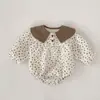 Ropa para Bebé Niña, Mameluco de Manga Larga Súper Lindo y Adorable, Conjunto de Una Pieza para Bebé de Primavera y Otoño, Elegante Conjunto de Primavera