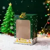 Bolsa Tote de Natal Estampagem a Quente Bolsa para Embalagem de Presente de Natal Bolsa para Presente de Véspera de Natal Embalagem de Presente de Natal
