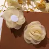Flores de Renda Flor Rolada Frescas e Versáteis de Verão Acessórios de Cabelo com Presilha de Garra DIY Broche Feminino Acessórios de Flor para Roupas