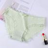 Bragas japonesas de algodón con encaje para mujer, ropa interior sexy de cintura baja, venta al por mayor