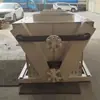 Enfriador de Aire Tipo Aleta No Estándar Personalizado por el Fabricante de Resina Epoxi Ventilador de Aire Fresco Tipo V Aire Acondicionado Central Condensador Enfriado por Agua