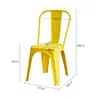 Silla de plástico con respaldo para restaurante comercial, estilo industrial, apilable, diseño de una sola pieza, adecuada para casas de huéspedes y cafeterías