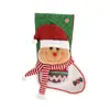 Decoraciones Navideñas Calcetines Navideños Calcetines de Dulces Navideños Colgantes para Árbol de Navidad Bolsas de Regalo Hombre de Jengibre Calcetines Navideños