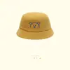 Sombrero de Pescador para Bebé Pan Primavera y Otoño Nuevo Lindo Súper Adorable Oso Pequeño para Bebé Sombrero de Cubo Delgado Protección Solar Sombrero de Pescador para Niños