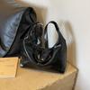 Bolsa Transversal de Ombro Grande Capacidade para Mulheres 2026 Nova Verão Versátil Casual Prata Bolsa Tote de Alto Padrão